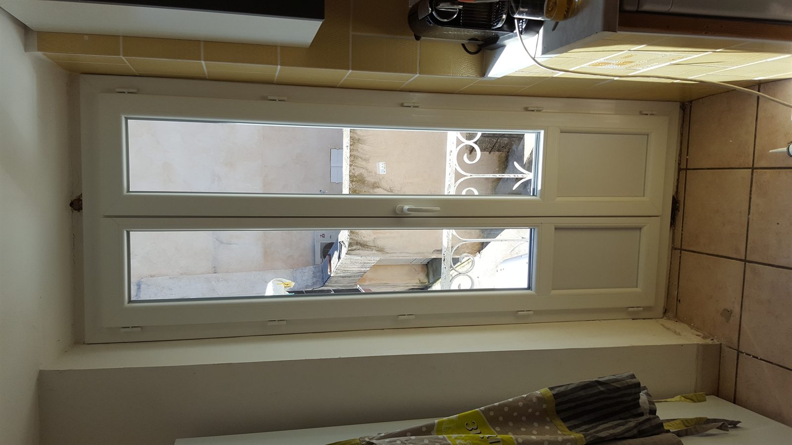 Porte-fenêtre PVC intérieur