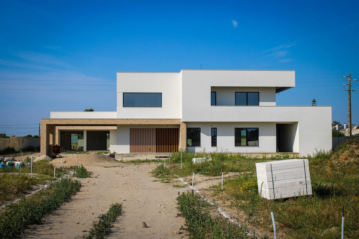 Villa moderne en construction